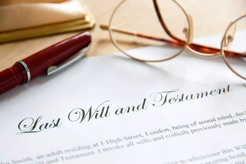 Last Will & Testament Contract